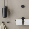Geesa Opal Black 917211-06 toiletborstel met houder zwart