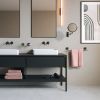 Geesa Topaz Black 917903-06-A zeephouder zwart