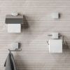 Geesa Topaz Chrome 917909-02-A toiletrolhouder zonder klep chroom