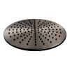 Brauer Carving 5-GM-185 thermostatische inbouw regendouche met drukknoppen SET 50 gunmetal geborsteld PVD