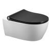 Pressalit Sway D2 994231-DF4999 toiletzitting met deksel mat zwart