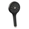 Brauer Carving 5-S-194 thermostatische Unterputz-Regenbrause mit Drucktasten SET 59 mattschwarz