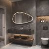 Phantom Mirrors Serie 010 010.160.80 organic LED Spiegel, 160x80 cm mit direkter und indirekter LED rundum