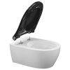 Pressalit Sway D2 994231-DF4999 toiletzitting met deksel mat zwart