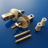 Geberit 598129000 set van 2 scharnieren voor toiletzitting chroom