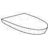 Geberit F1 574100000 toilet seat with lid white