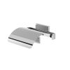 Geesa Craft 911508-02 toiletrolhouder met klep chroom
