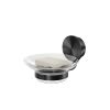 Geesa Opal Brushed Metal Black 917203-09 zeephouder zwart metaal geborsteld