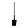 Geesa Opal Brushed Stainless Steel 91224430-05 toilet brush with handle brushed stainless steel