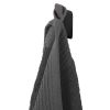 Geesa Shift Black 919967-06 handdoekhaak medium mat zwart