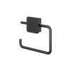Geesa Topaz Black 917909-06-A toiletrolhouder zonder klep zwart