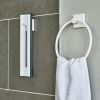 Smedbo Sideline DX2145 shower squeegee with easy-grip handle white