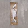 Kinedo Kine Magic KINBARRE08 shower handle for glass wall white (OUTLET)