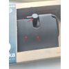 Haceka Kosmos Zwart 1142257-002 closetrolhouder met klep zwart (OUTLET)