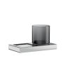 Inda Claire A7110ZCR04 bekerhouder met zeepschaal chroom/ fumé glas