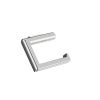 Inda Claire A7125BAC kantel rolhouder geborsteld nikkel