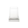 Inda Divo - Mito A2010ZGB03 bekerhouder helder transparant glas/ geborsteld goud