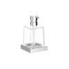 Inda Divo A15120GB03 zeepdispenser helder glas geborsteld goud