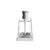 Inda Divo A2012ZWM03 zeepdispenser helder glas mat wit