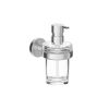 Inda Gealuna A10120NE03 zeepdispenser transparant helder glas/ mat zwart