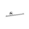 Inda Gealuna A1025CNE dubbele toiletrolhouder mat zwart