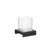 Inda Indissima A8810NNE04 glazen module 100mm mat zwart/ fumé glas