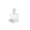 Inda Indissima A88120WM21 zeepdispenser met glazen flacon mat wit/ gesatineerd glas