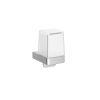 Inda Indissima A88670NS21 zeepdispenser met houder RVS geborsteld/ gesatineerd glas