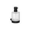 Inda Mito A2012BNE21 zeepdispenser gesatineerd glas/ mat zwart