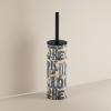 Inda MY Art Typo AV014BNE10Y toiletborstelgarnituur mat zwart