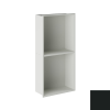 Inda MY Secret A80200NE recessed niche 2 compartments reversible 305x610mm matte black