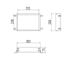 Inda MY Secret VT00308000 subframe voor A80760 inbouwnis