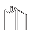 HSK Premium E79065 afdichtingsprofiel verticaal, 200cm, 6mm *niet meer leverbaar*