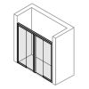 Huppe 1002, 054530 vertical cover profile