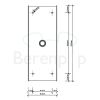 Decor Walther 0309700 HALF wandlamp 23,5x8cm chroom