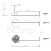 Decor Walther Basic 0530000 BA TPH1 toiletrolhouder chroom