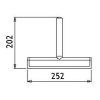 Luca 1002 wandwisser chroom
