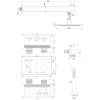 Brauer Carving 5-CE-184 thermostatische inbouw regendouche met drukknoppen SET 49 chroom