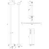 Brauer Carving 5-NG-114 thermostatische inbouw regendouche SET 18 RVS geborsteld PVD