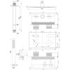 Brauer Carving 5-NG-189 thermostatische inbouw regendouche met drukknoppen SET 54 RVS geborsteld PVD