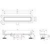 Brauer DR-MRFW80NG douchegoot met multifunctioneel rooster en flens voor wandmontage 7 x 80cm RVS geborsteld