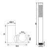 Brauer Edition 5-CE-041-3 Aufputz-Wannen-Dusch-Thermostatbatterie SET 03 chrom