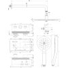 Brauer Edition 5-GM-169 thermostatische inbouw regendouche met drukknoppen SET 58 gunmetal geborsteld PVD
