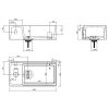 Clou New Flush 3 CL030343201 fontein 35x18cm keramiek wit