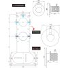 Brauer Carving 5-CE-120 thermostatische inbouw regendouche SET 24 chroom