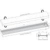 Brauer DR-MRFW50NG douchegoot met multifunctioneel rooster en flens voor wandmontage 7 x 50cm RVS geborsteld