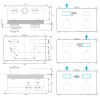 Brauer Edition 5-CE-182 thermostatische inbouw regendouche met drukknoppen SET 71 chroom