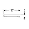 Geberit 300 Basic S8H51109000G toiletzitting met deksel wit