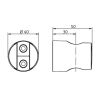 HSK Shower & Co! 1000109 showerset 1.09 rond (badthermostaat + badset) chroom