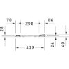 Duravit Duraplus 0064290000 toiletzitting met deksel wit